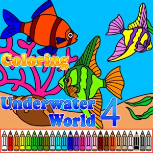 Coloring Underwater World 4 - Play Free Best Art Online Game on JangoGames.com