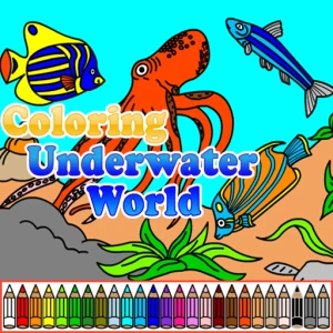 Coloring Underwater World - Play Free Best Art Online Game on JangoGames.com