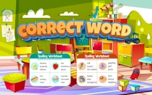 Correct Word - Play Free Best kids Online Game on JangoGames.com