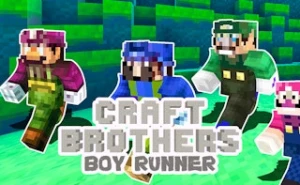 Craft Bros Boy Runner - Play Free Best action Online Game on JangoGames.com