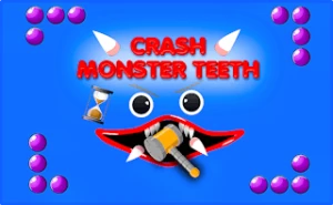 Crash Monster Teeth - Play Free Best kids Online Game on JangoGames.com