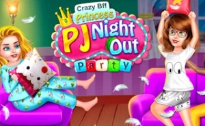 Crazy BFF Princess PJ Night Out Party - Play Free Best kids Online Game on JangoGames.com