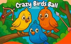 Crazy Birds Ball - Play Free Best casual Online Game on JangoGames.com