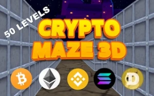 Crypto Maze 3D - Play Free Best crypto-and-blockchain Online Game on JangoGames.com