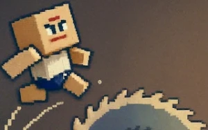 Cubeman Saw Escape - Play Free Best hyper-casual Online Game on JangoGames.com