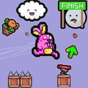 Cute Rabbit's Challenging Adventure - Play Free Best Adventure Online Game on JangoGames.com