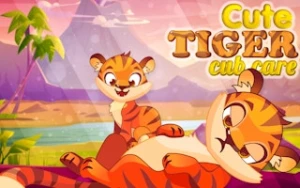 Cute Tiger Cub Care - Play Free Best kids Online Game on JangoGames.com