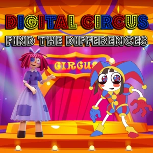 Digital Circus Find The Differences - Play Free Best Puzzle Online Game on JangoGames.com