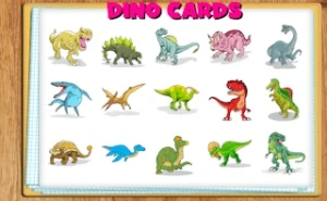 Dino Cards - Play Free Best kids Online Game on JangoGames.com