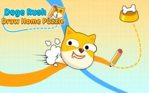 Doge Rush Draw Home Puzzle - Play Free Best drawing Online Game on JangoGames.com