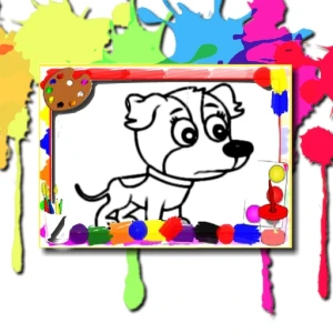 Dogs Coloring Book - Play Free Best Art Online Game on JangoGames.com