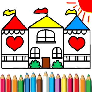 Doll House Coloring Book - Play Free Best Art Online Game on JangoGames.com