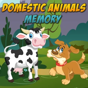 Domestic Animals Memory - Play Free Best Puzzle Online Game on JangoGames.com
