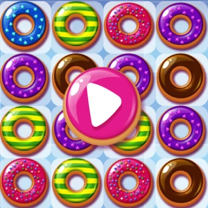 Donut Crash Saga - Play Free Best Match-3 Online Game on JangoGames.com