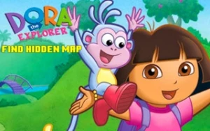 Dora the Explorer: Find Hidden Map - Play Free Best puzzle Online Game on JangoGames.com