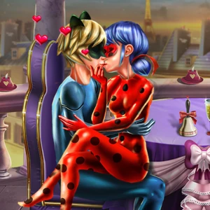 Dotted Girl Valentine Dinner - Play Free Best Dress-up Online Game on JangoGames.com