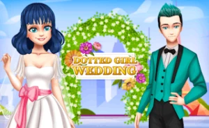 Dotted Girl Wedding - Play Free Best kids Online Game on JangoGames.com