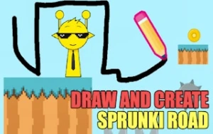 Draw and Create Sprunki Road - Play Free Best drawing Online Game on JangoGames.com