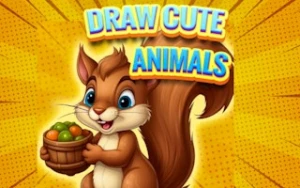 Draw Cute Animals - Play Free Best educational Online Game on JangoGames.com