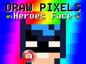 Draw Pixels Heroes Face - Play Free Best Action Online Game on JangoGames.com