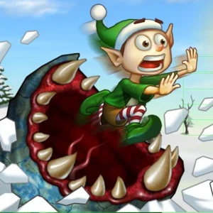 Effing Worms Xmas - Play Free Best Casual Online Game on JangoGames.com