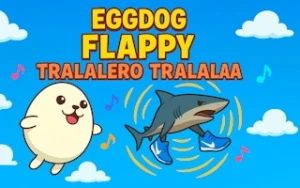 Eggdog Flappy Tralalero Tralala - Play Free Best hyper-casual Online Game on JangoGames.com