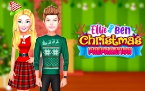 Ellie And Ben Christmas Preparation - Play Free Best kids Online Game on JangoGames.com