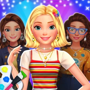 Ellie And Friends Art Bloom Aesthetic - Play Free Best Dress-up Online Game on JangoGames.com