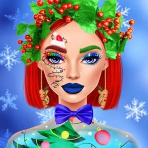 Ellie Christmas Makeup - Play Free Best Dress-up Online Game on JangoGames.com