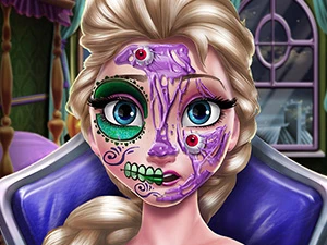 Elsa Scary Halloween Makeup - Play Free Best Dress-up Online Game on JangoGames.com