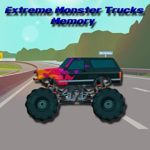 Extreme Monster Trucks Memory - Play Free Best Puzzle Online Game on JangoGames.com