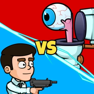 Eye Attack - Toilet Monster War - Play Free Best Puzzle Online Game on JangoGames.com