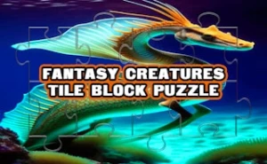 Fantasy Creatures Tile Block Puzzle - Play Free Best brain Online Game on JangoGames.com