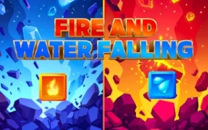 Fire And Water Falling - Play Free Best hyper-casual Online Game on JangoGames.com