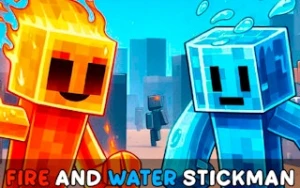 Fire and Water Stickman - Play Free Best two-player Online Game on JangoGames.com