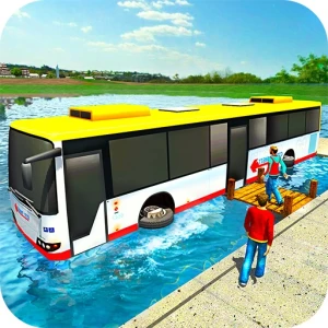 Floating Water Bus Racing Game 3D - Play Free Best Racing & Driving Online Game on JangoGames.com