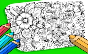 Flowers Coloring Game for Adults - Play Free Best drawing Online Game on JangoGames.com