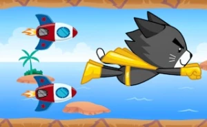 Flying Cat - Play Free Best adventure Online Game on JangoGames.com