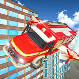 Flying Fire Truck Driving Sim - Play Free Best Racing & Driving Online Game on JangoGames.com