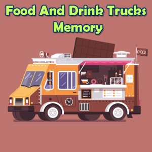 Food And Drink Trucks Memory - Play Free Best Puzzle Online Game on JangoGames.com