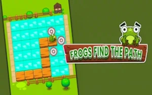 Frogs Find the Path - Play Free Best puzzle Online Game on JangoGames.com