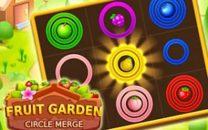 Fruit Garden - Circle Merge - Play Free Best puzzle Online Game on JangoGames.com