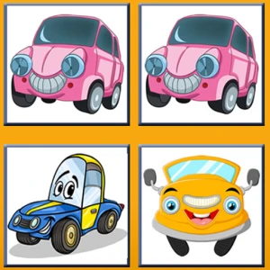 Funny Cars Memory - Play Free Best Puzzle Online Game on JangoGames.com