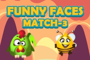 Funny Faces Match3 - Play Free Best Puzzle Online Game on JangoGames.com