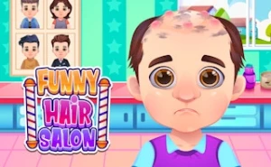 Funny Hair Salon - Play Free Best kids Online Game on JangoGames.com