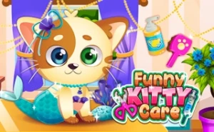 Funny Kitty Care - Play Free Best kids Online Game on JangoGames.com