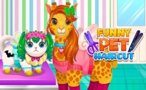 Funny Pet Haircut - Play Free Best kids Online Game on JangoGames.com