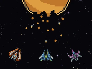 Galactic Pixel Storm - Play Free Best Arcade Online Game on JangoGames.com