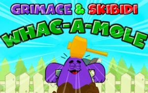 Grimace And Skibidi Whack A Mole - Play Free Best action Online Game on JangoGames.com