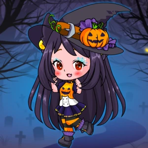 Halloween Chibi Couple - Play Free Best Casual Online Game on JangoGames.com